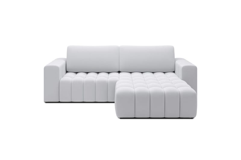 Sektionssoffa Eltap Bonett 250x175x92 cm, Solar 01, Vit, Höger