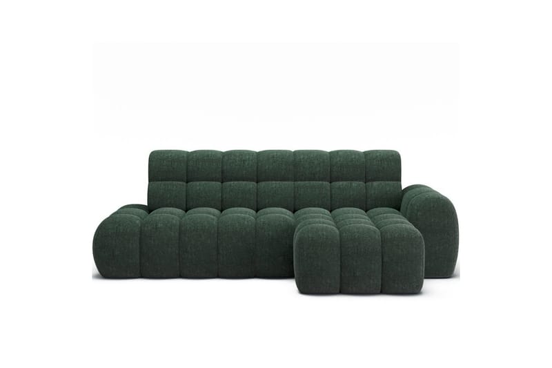 Sektionssoffa Eltap Ceedro 283x165x98 cm, Amore 35, Grön, Höger
