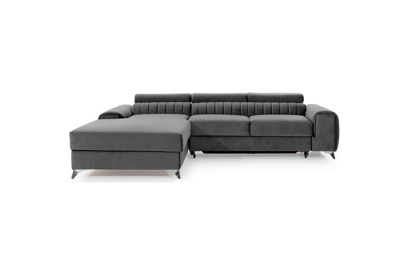 Sektionssoffa Eltap Grayson 278x205x92 cm, Nube 4, Ljusgrå, Vänster