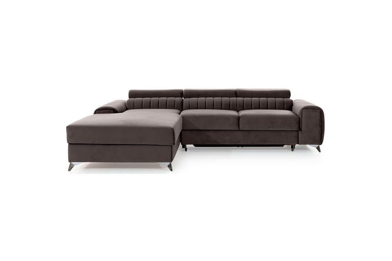 Sektionssoffa Eltap Grayson 278x205x92 cm, Velvetmat 22, Vänster