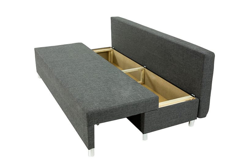 Skatteg Bäddsoffa med Sittpuff - Svart|Grå - Möbler - Soffa - Bäddsoffa - Bäddsoffa divan