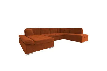 Zumar Bäddsoffa med Divan och Schäslong 4-sits i Chenille