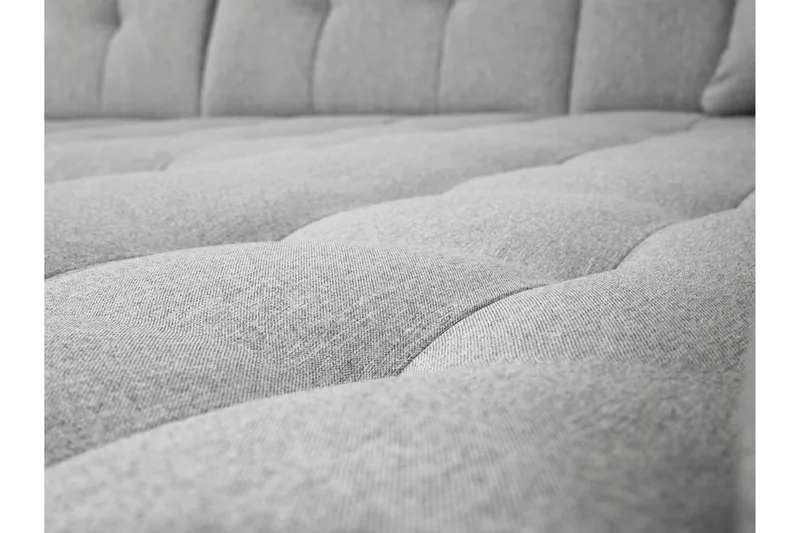 Zumar Bäddsoffa med Divan och Schäslong 4-sits i Konstläder - Svart/Grå - Möbler - Soffa - Bäddsoffa - Bäddsoffa divan