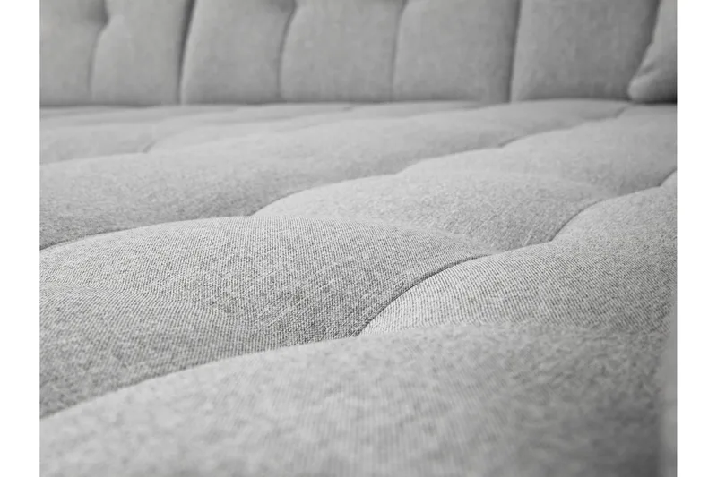 Zumar Bäddsoffa med Divan och Schäslong 4-sits i Konstläder - Svart/Grå - Möbler - Soffa - Bäddsoffa - Bäddsoffa divan