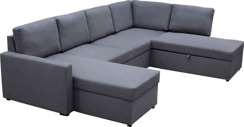 Bäddsoffa Dream U-form - Mörkgrå - Möbler - Soffa - Bäddsoffa