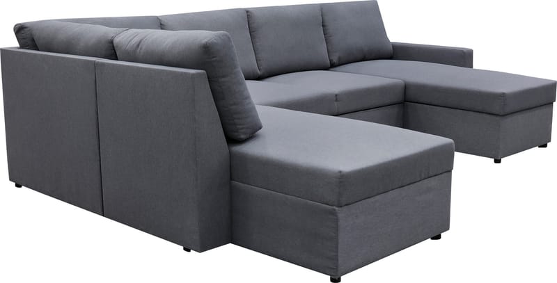 Bäddsoffa Dream U-form - Mörkgrå - Möbler - Soffa - Bäddsoffa
