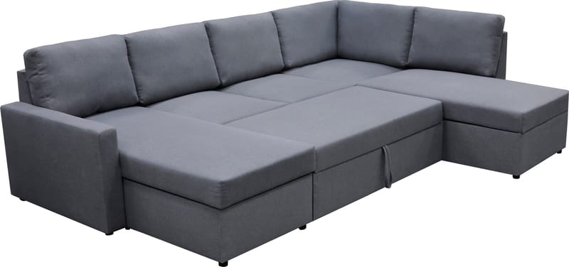 Bäddsoffa Dream U-form - Mörkgrå - Möbler - Soffa - Bäddsoffa