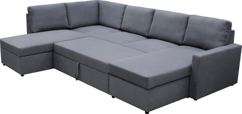 Bäddsoffa Dream U-form - Mörkgrå - Möbler - Soffa - Bäddsoffa