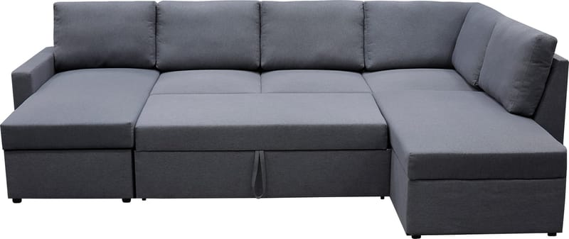 Bäddsoffa Dream U-form - Mörkgrå - Möbler - Soffa - Bäddsoffa