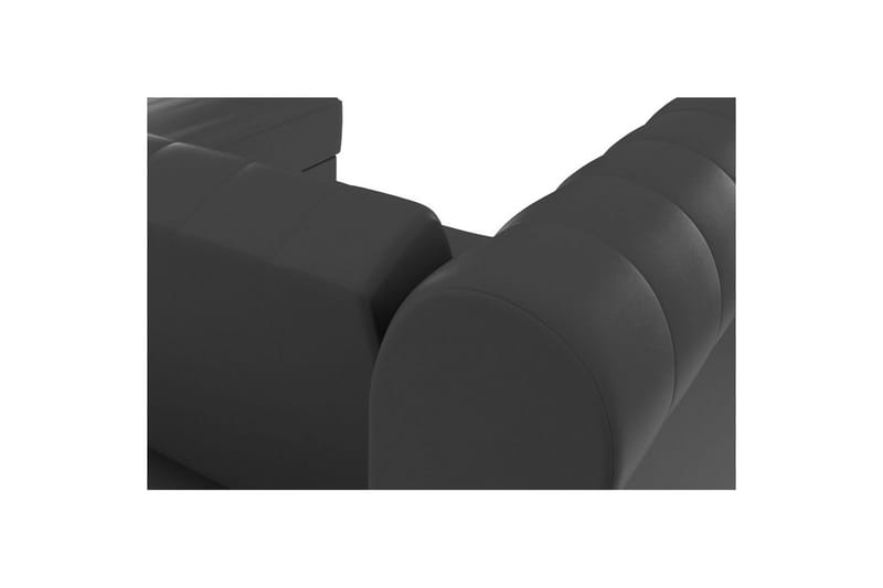 Bäddsoffa Felix 241x154x83 cm, Grå, PU/trä/metall - 241x154x83 cm, Grå, PU/trä/metall - Möbler - Soffa - Bäddsoffa