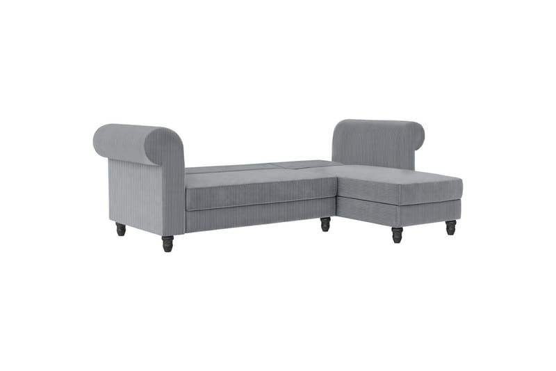 Bäddsoffa Felix II 241x154x83 cm, Grå - 241x154x83 cm, Grå - Möbler - Soffa - Bäddsoffa
