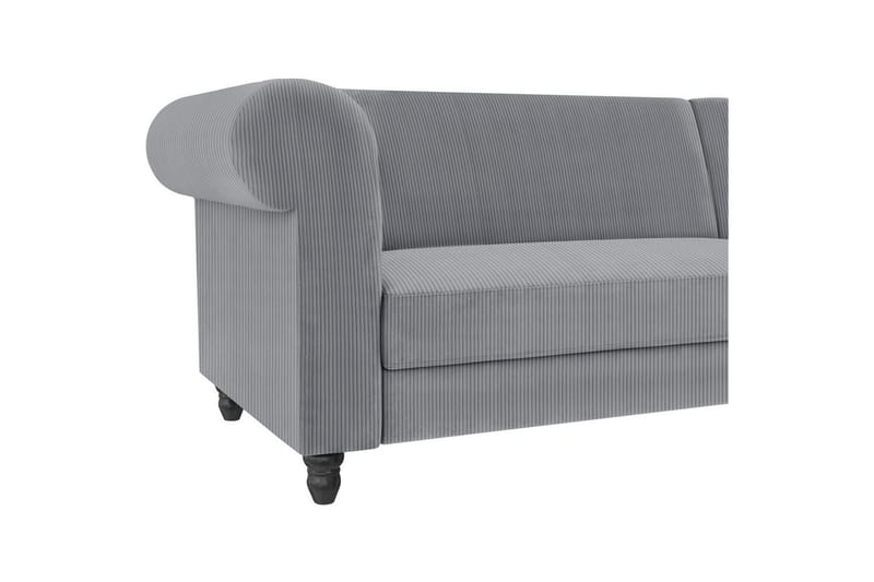 Bäddsoffa Felix II 241x154x83 cm, Grå - 241x154x83 cm, Grå - Möbler - Soffa - Bäddsoffa