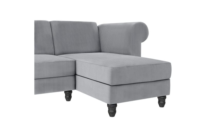 Bäddsoffa Felix II 241x154x83 cm, Grå - 241x154x83 cm, Grå - Möbler - Soffa - Bäddsoffa
