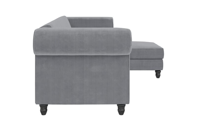 Bäddsoffa Felix II 241x154x83 cm, Grå - 241x154x83 cm, Grå - Möbler - Soffa - Bäddsoffa