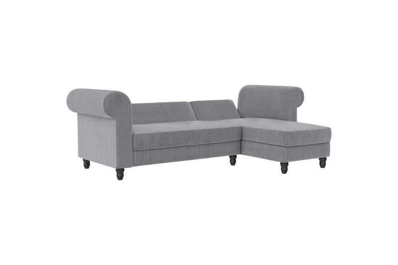 Bäddsoffa Felix II 241x154x83 cm, Grå - 241x154x83 cm, Grå - Möbler - Soffa - Bäddsoffa