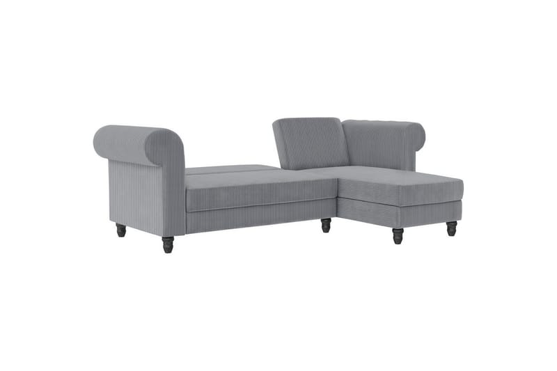 Bäddsoffa Felix II 241x154x83 cm, Grå - 241x154x83 cm, Grå - Möbler - Soffa - Bäddsoffa