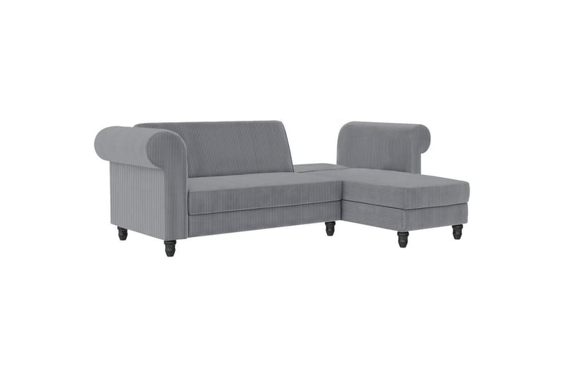 Bäddsoffa Felix II 241x154x83 cm, Grå - 241x154x83 cm, Grå - Möbler - Soffa - Bäddsoffa
