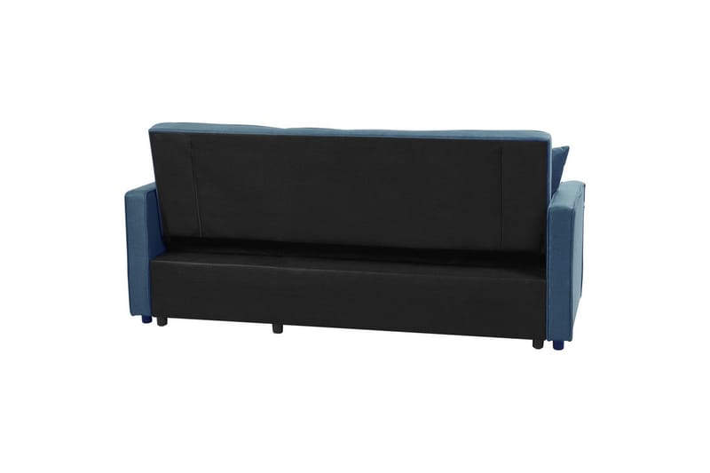 Bäddsoffa Glomma - Blå, Svart - Möbler - Soffa - Bäddsoffa