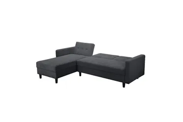 Bäddsoffa Hartford II 213x153x82 cm, Antracit - 213x153x82 cm, Antracit - Möbler - Soffa - Bäddsoffa