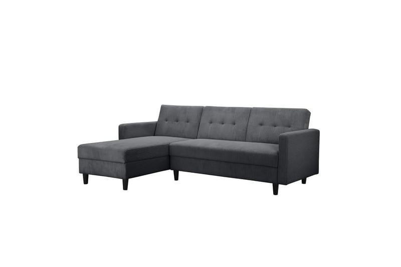 Bäddsoffa Hartford II 213x153x82 cm, Antracit - 213x153x82 cm, Antracit - Möbler - Soffa - Bäddsoffa
