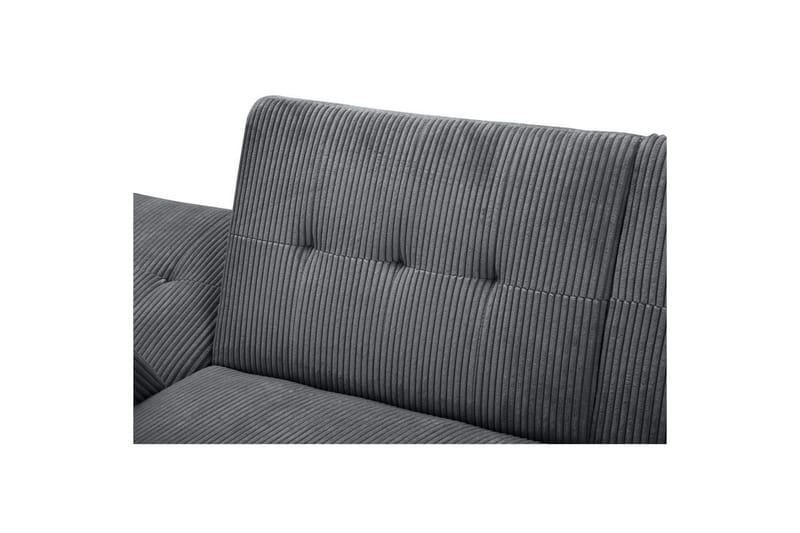 Bäddsoffa Hartford II 213x153x82 cm, Antracit - 213x153x82 cm, Antracit - Möbler - Soffa - Bäddsoffa