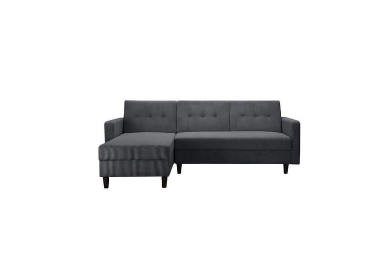 Bäddsoffa Hartford II 213x153x82 cm, Antracit - 213x153x82 cm, Antracit - Möbler - Soffa - Bäddsoffa