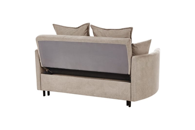 Bäddsoffa Hovin - Beige, svart - Möbler - Soffa - Bäddsoffa