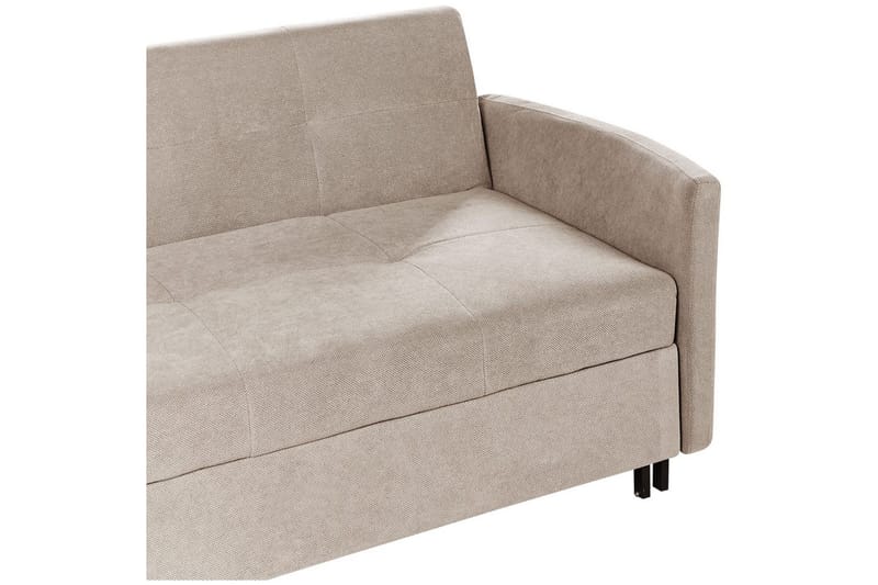 Bäddsoffa Hovin - Beige, svart - Möbler - Soffa - Bäddsoffa