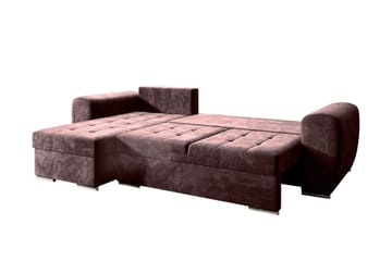 Bäddsoffa med divan - Gul - Möbler - Soffa - Bäddsoffa