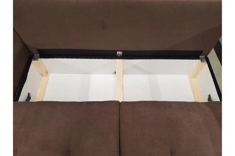 Bäddsoffa med divan - Svart - Möbler - Soffa - Bäddsoffa