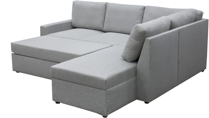 Bäddsoffa med förvaring - Grå - Möbler - Soffa - Bäddsoffa