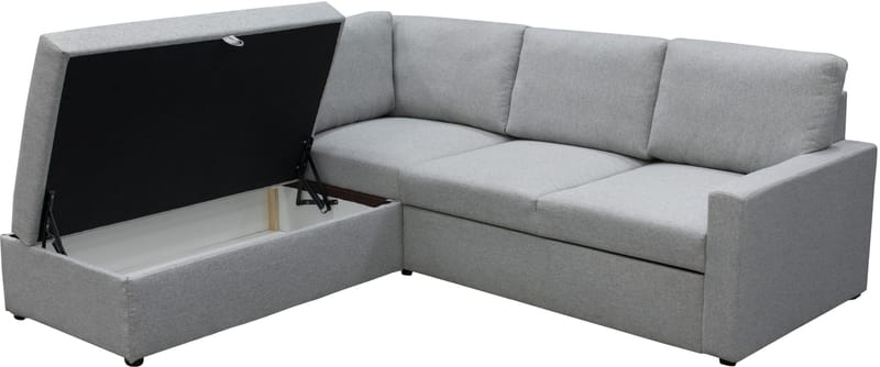 Bäddsoffa med förvaring - Grå - Möbler - Soffa - Bäddsoffa