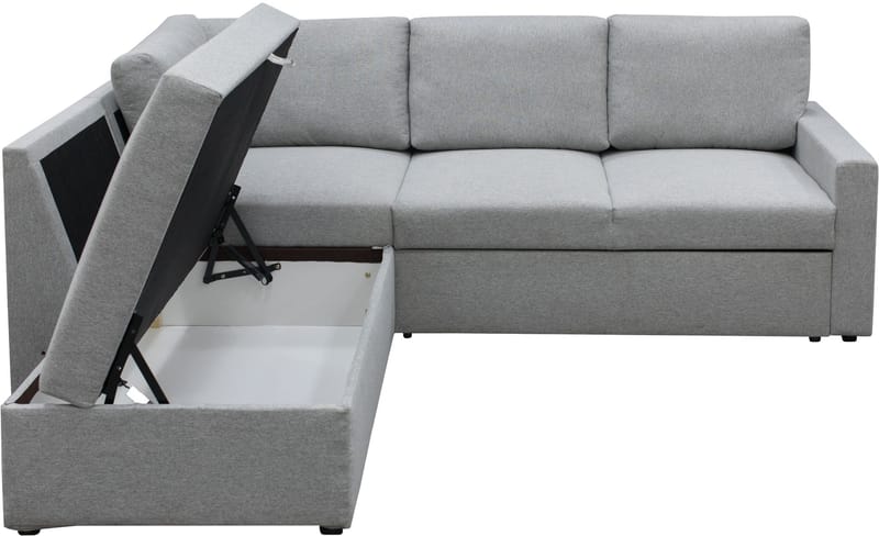 Bäddsoffa med förvaring - Grå - Möbler - Soffa - Bäddsoffa