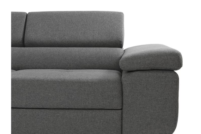Bäddsoffa med schäslong - Grå - Möbler - Soffa - Bäddsoffa