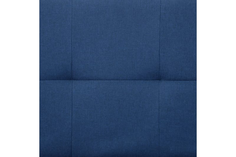 Bäddsoffa med två kuddar blå polyester - Blå - Bäddsoffa - Bäddsoffa 2 sits