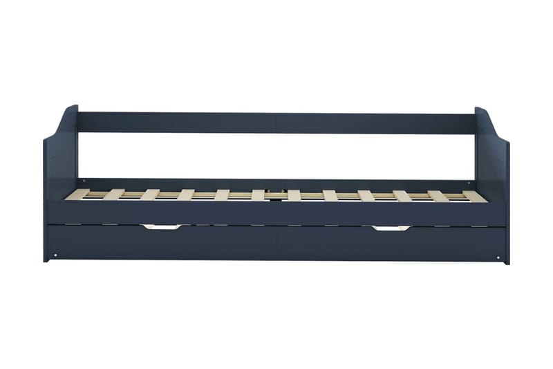 Bäddsoffa ram grå furu 90x200 cm - Grå - Möbler - Soffa - Bäddsoffa