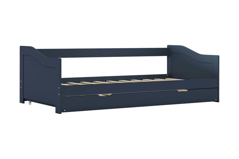 Bäddsoffa ram grå furu 90x200 cm - Grå - Möbler - Soffa - Bäddsoffa