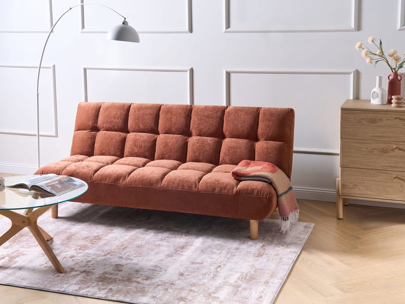 Bäddsoffa Risor - Guldbrun - Möbler - Soffa - Bäddsoffa - Bäddsoffa 2 sits