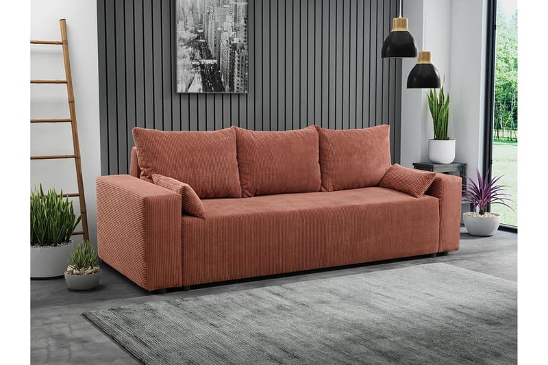 Bäddsoffa - Rosa - Möbler - Soffa - Bäddsoffa