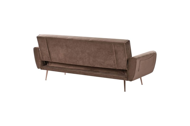 Bäddsoffa Selnes - Brun, koppar - Möbler - Soffa - Bäddsoffa