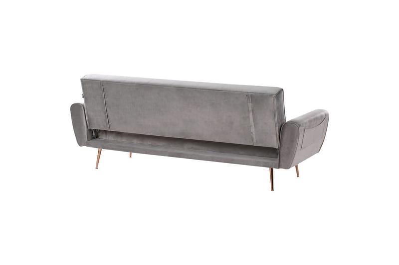 Bäddsoffa Selnes - Grå, koppar - Möbler - Soffa - Bäddsoffa