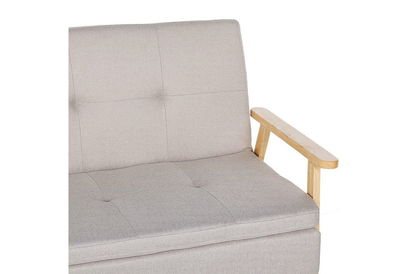 Bäddsoffa Tjorn - Beige, ljust trä, 185x110 cm - Möbler - Soffa - Bäddsoffa