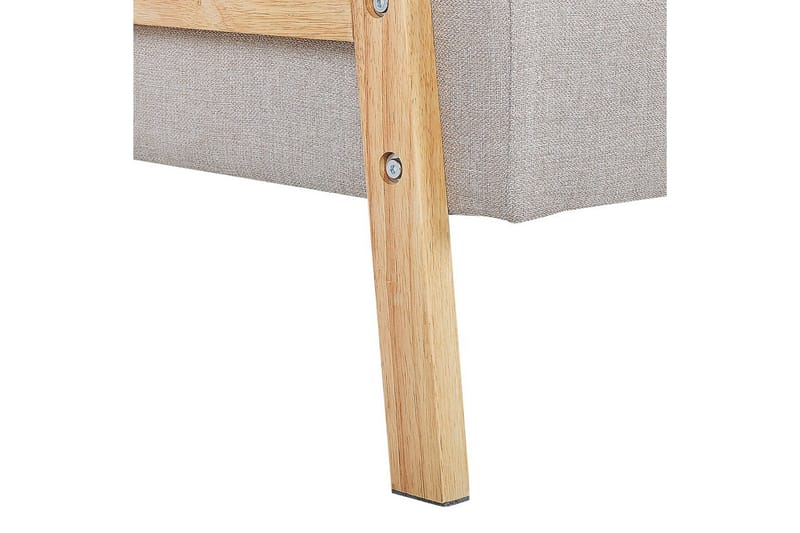 B äddsoffa Tjorn - Beige, ljust trä, 185x110 cm - Möbler - Soffa - Bäddsoffa