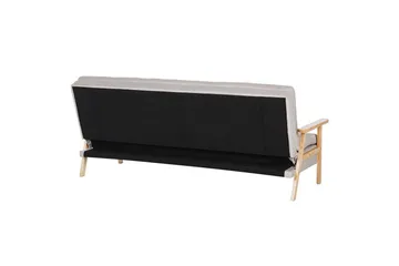 Bäddsoffa Tjorn - Beige, ljust trä, 185x110 cm - Möbler - Soffa - Bäddsoffa