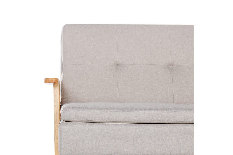 Bäddsoffa Tjorn - Beige, ljust trä, 185x110 cm - Möbler - Soffa - Bäddsoffa