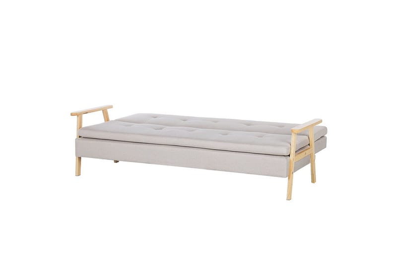Bäddsoffa Tjorn - Beige, ljust trä, 185x110 cm - Möbler - Soffa - Bäddsoffa