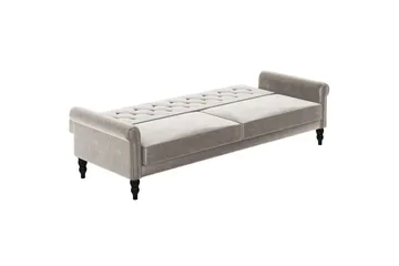 Bäddsoffa utan divan & schäslong Loft24 Tyne Bäddsoffa 3-sits Beige - Möbler - Soffa - Bäddsoffa