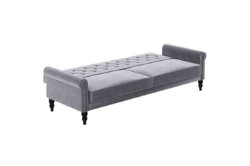 Bäddsoffa utan divan & schäslong Loft24 Tyne Bäddsoffa 3-sits Mörkgrå - Möbler - Soffa - Bäddsoffa