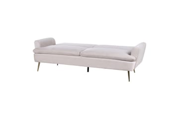 Bäddsoffa Vettre - Beige, guld - Möbler - Soffa - Bäddsoffa