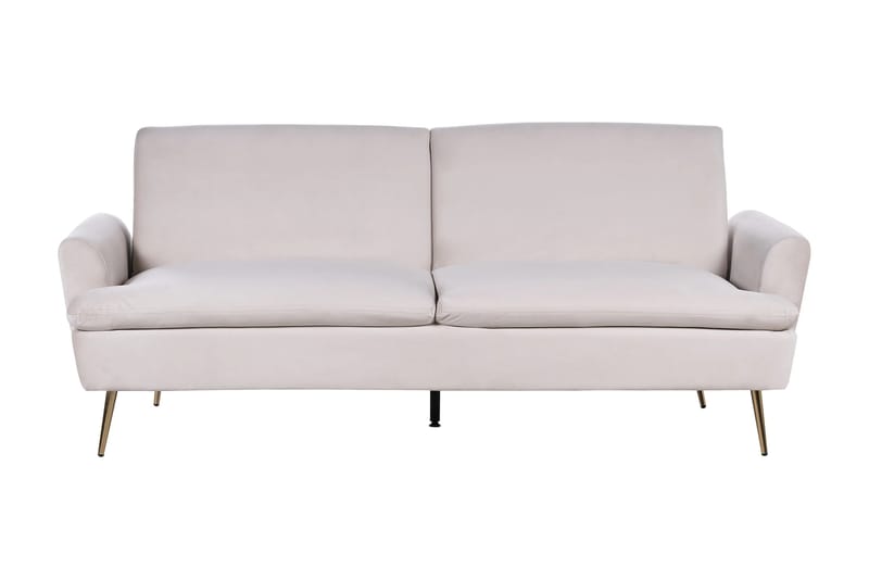 Bäddsoffa Vettre, Beige, guld